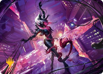 Image for Gwenom, Remorseless Art Card (Gold-Stamped Planeswalker Symbol) (8) - Magic: The Gathering
