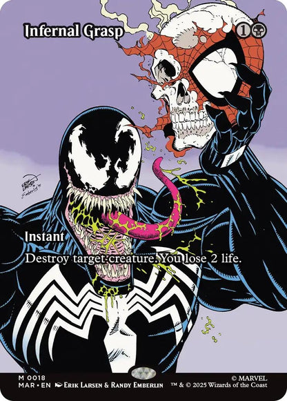 Infernal Grasp (Borderless) (18) (MAR)