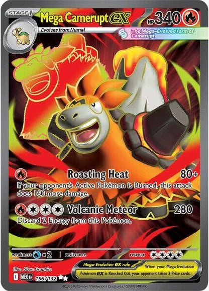 Mega Camerupt ex (156/132) (MEG)