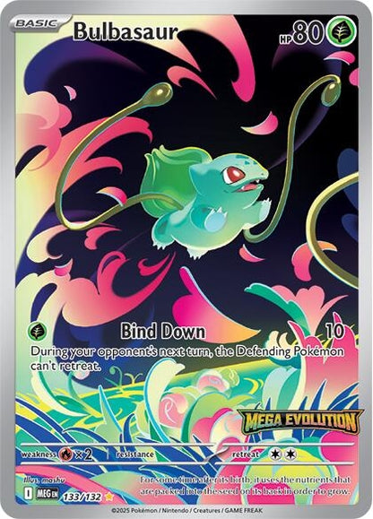 Bulbasaur - 133/132 (Mega Evolution Stamped) (133/132) (MCAP)