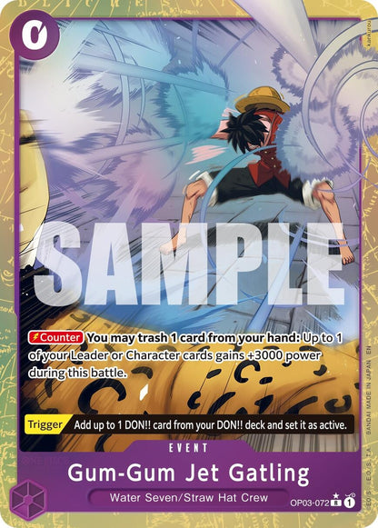 Gum-Gum Jet Gatling (Alternate Art) (OP03-072) (PRB-02)