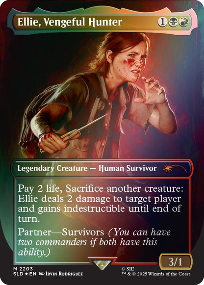 Ellie, Vengeful Hunter (Rainbow Foil) (2203) (SLD)