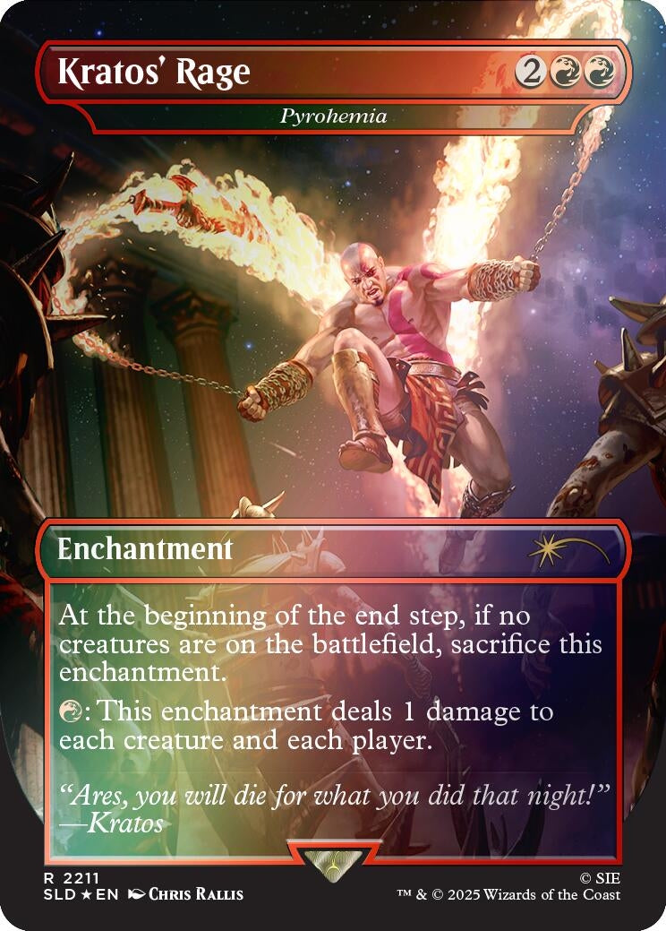 Kratos' Rage - Pyrohemia (Rainbow Foil) (2211) (SLD)