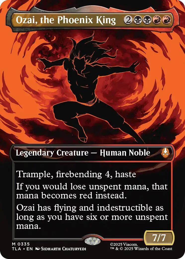 Ozai, the Phoenix King (0335) (Borderless) (335) (TLA)