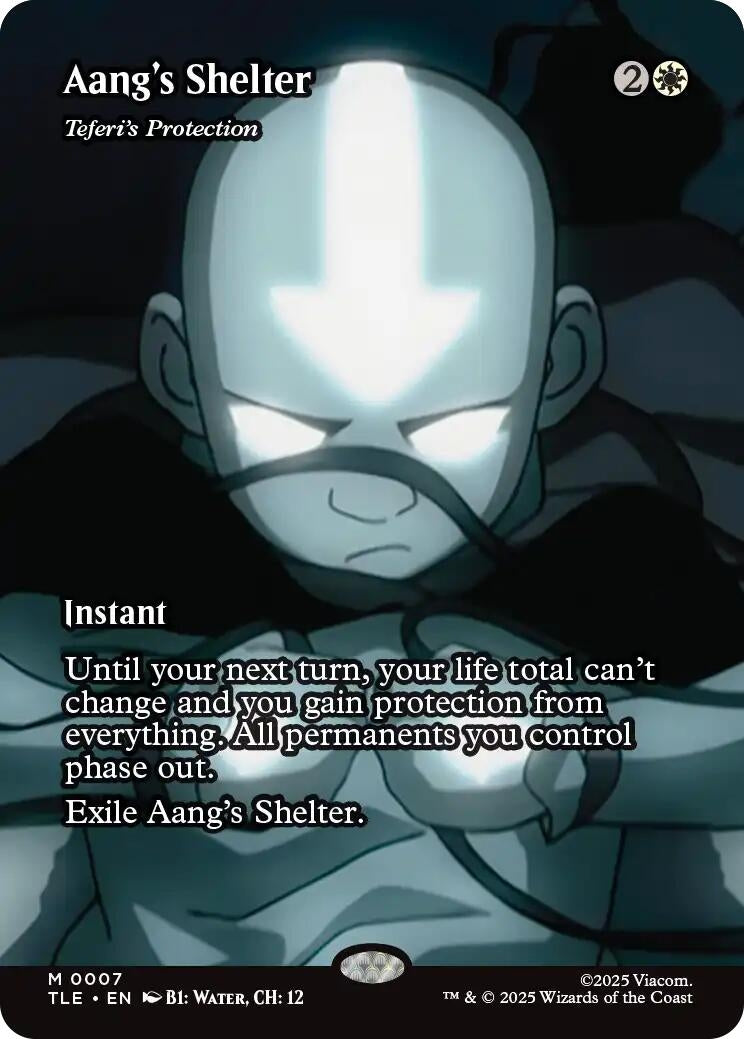 Aang's Shelter - Teferi's Protection (Borderless) (7) (TLE)