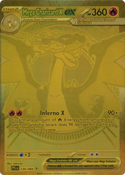 Mega Charizard X ex (130/094) (PFL)