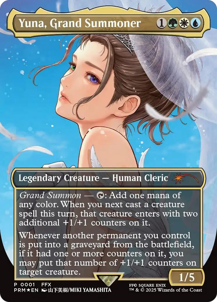 Yuna, Grand Summoner (Borderless) (1) (WPN)