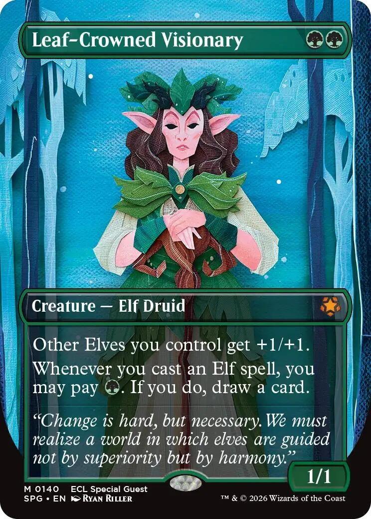 Leaf-Crowned Visionary (Borderless) (140) (SPG)