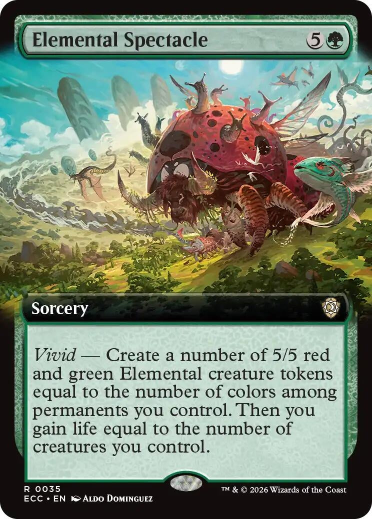 Elemental Spectacle (Extended Art) (35) (ECC)