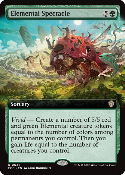 Elemental Spectacle (Extended Art) (35) (ECC)