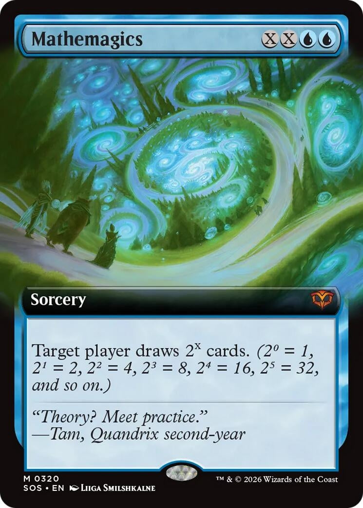 Mathemagics (Extended Art) (320) (SOS)