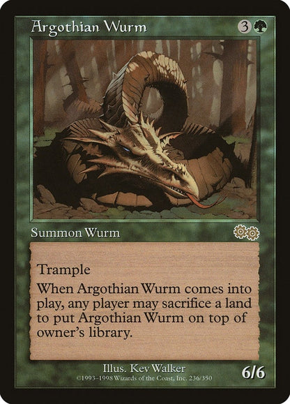 Argothian Wurm (236) (USG)
