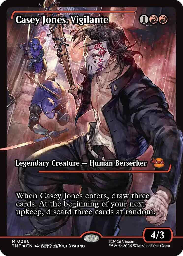 Casey Jones, Vigilante (0286) (Showcase) (286) (TMT)