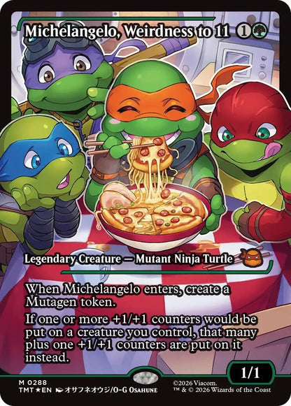Michelangelo, Weirdness to 11 (Showcase) (288) (TMT)