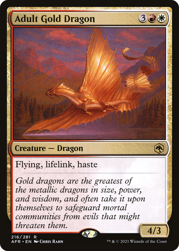 Adult Gold Dragon [Dungeons & Dragons: Adventures in the Forgotten Realms]