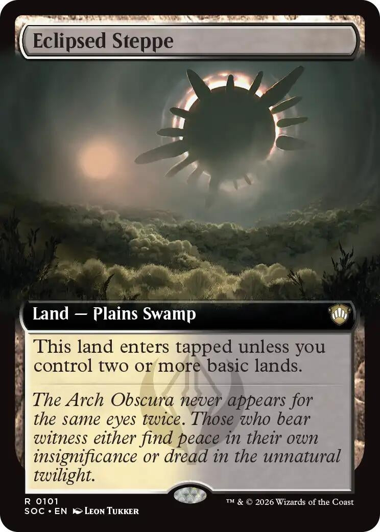 Eclipsed Steppe (Extended Art) (101) (SOC)