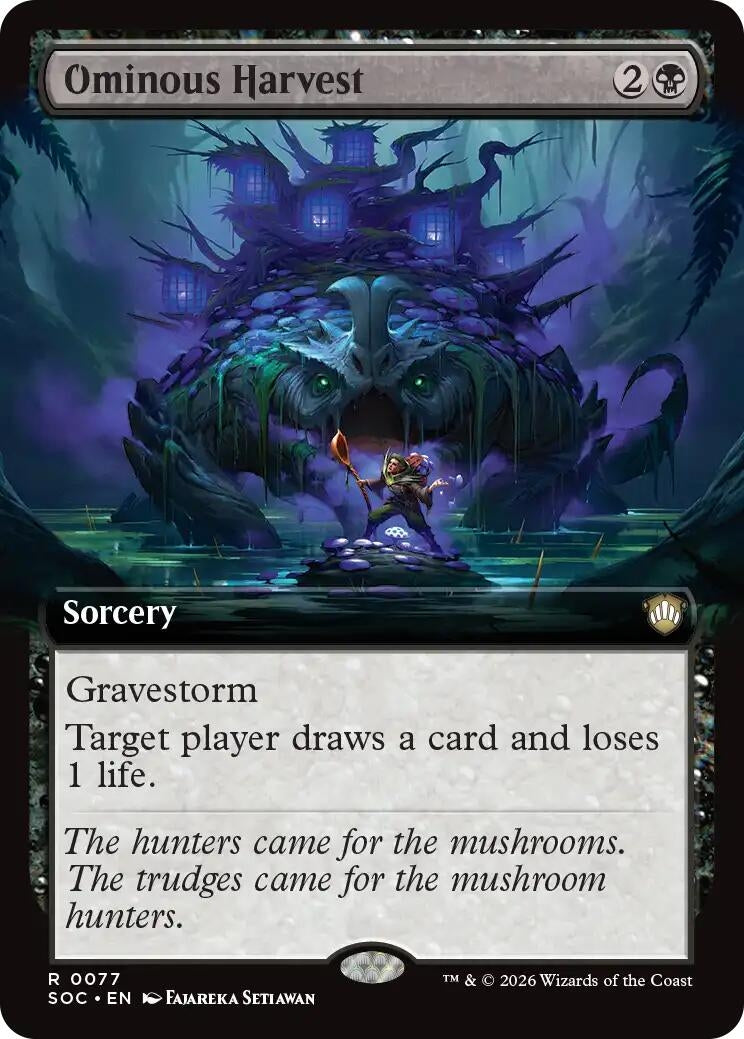 Ominous Harvest (Extended Art) (77) (SOC)