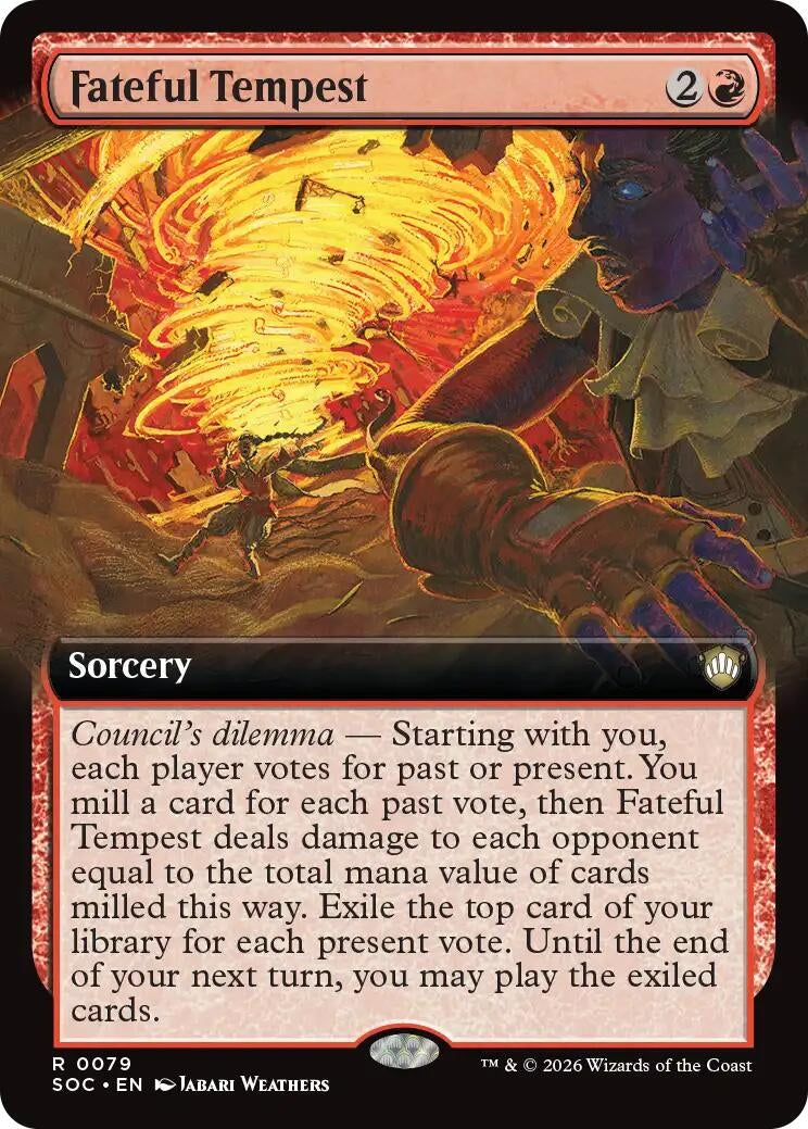 Fateful Tempest (Extended Art) (79) (SOC)