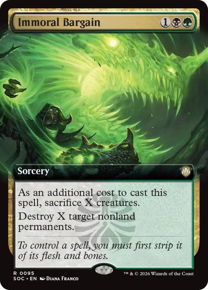 Immoral Bargain (Extended Art) (95) (SOC)