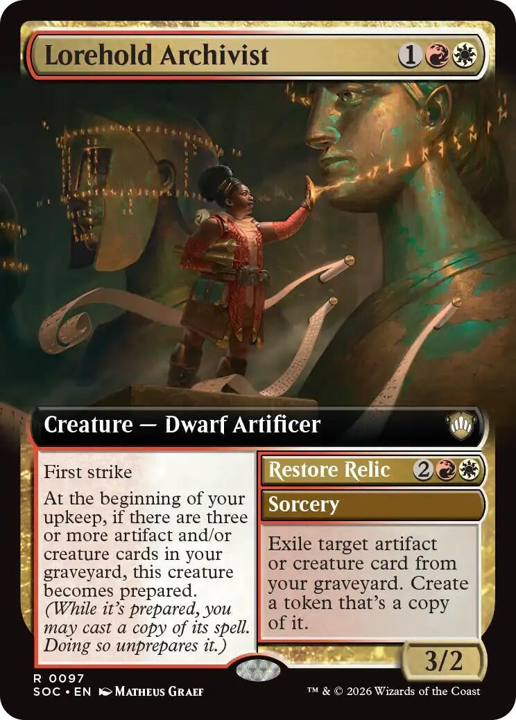 Lorehold Archivist (Extended Art) (97) (SOC)