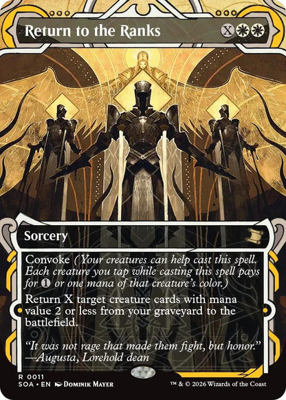 Return to the Ranks (11) (SOA)