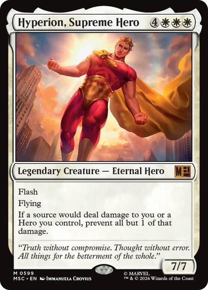Hyperion, Supreme Hero (599) (MSC)