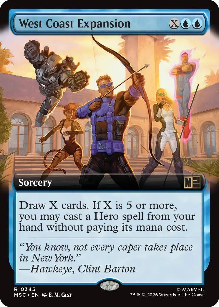 West Coast Expansion (Extended Art) (345) (MSC)