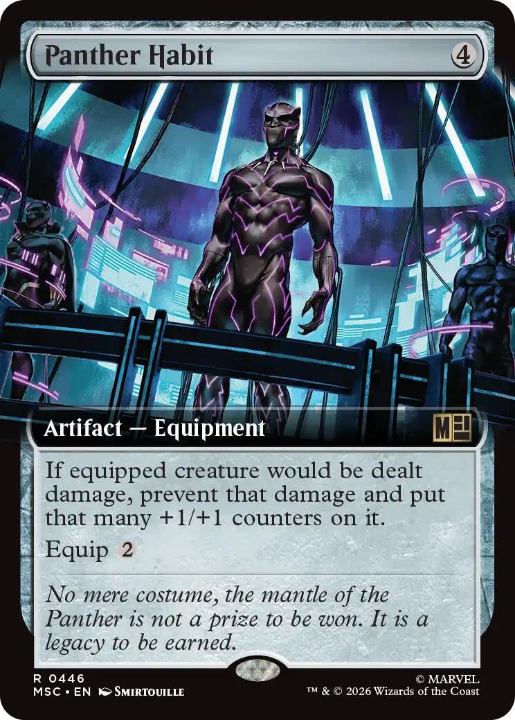 Panther Habit (Extended Art) (446) (MSC)