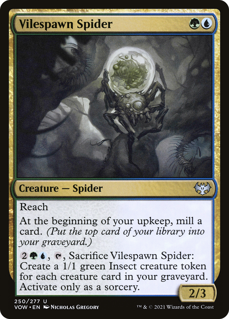 Vilespawn Spider [Innistrad: Crimson Vow]