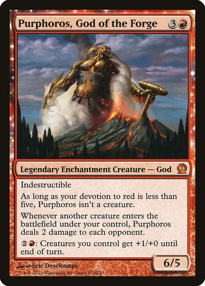 Purphoros, God of the Forge (135) (THS)