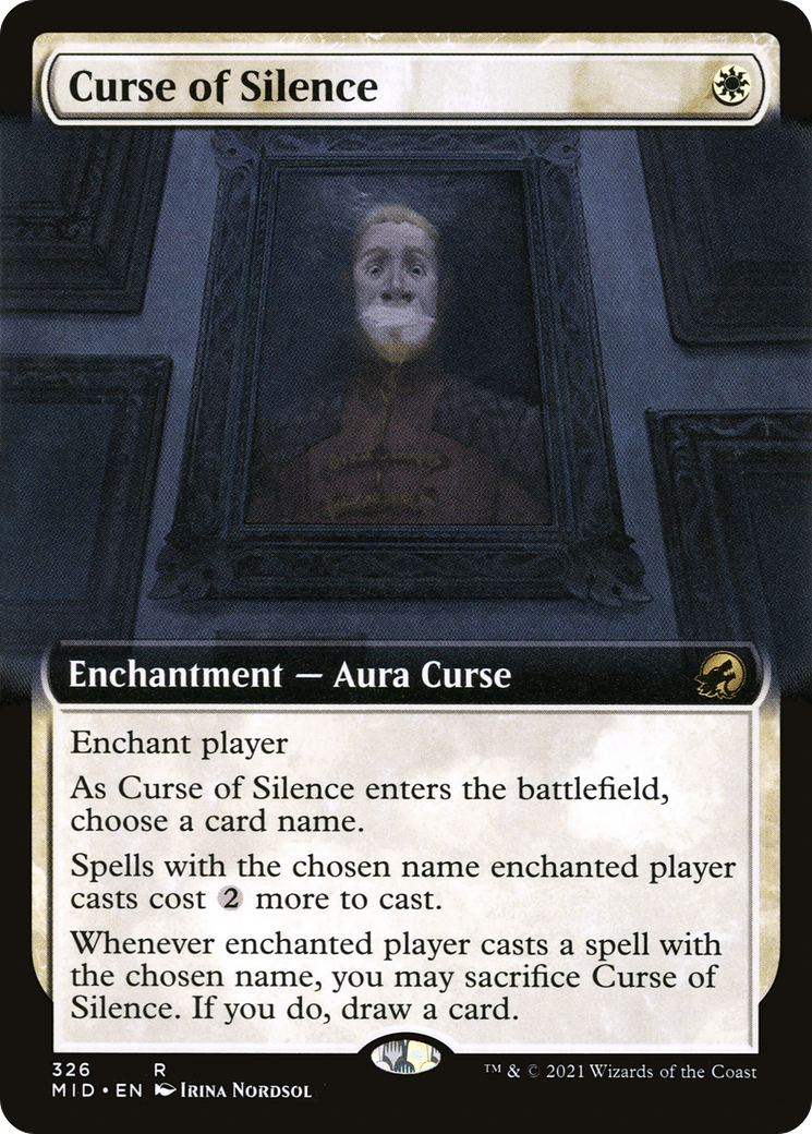 Curse of Silence (Extended Art) [Innistrad: Midnight Hunt]