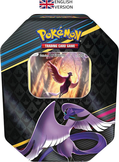 Crown Zenith Galarian Articuno Tin