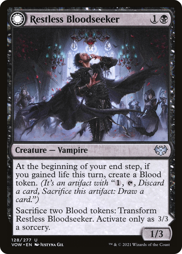 Restless Bloodseeker // Bloodsoaked Reveler [Innistrad: Crimson Vow]