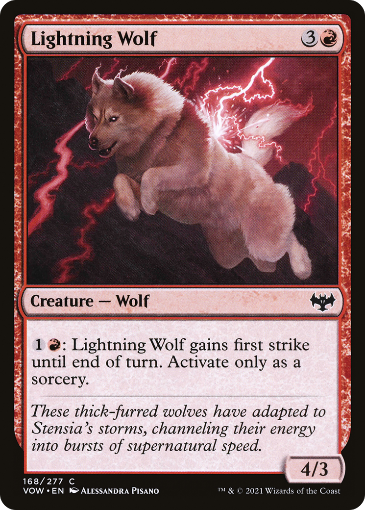 Lightning Wolf [Innistrad: Crimson Vow]