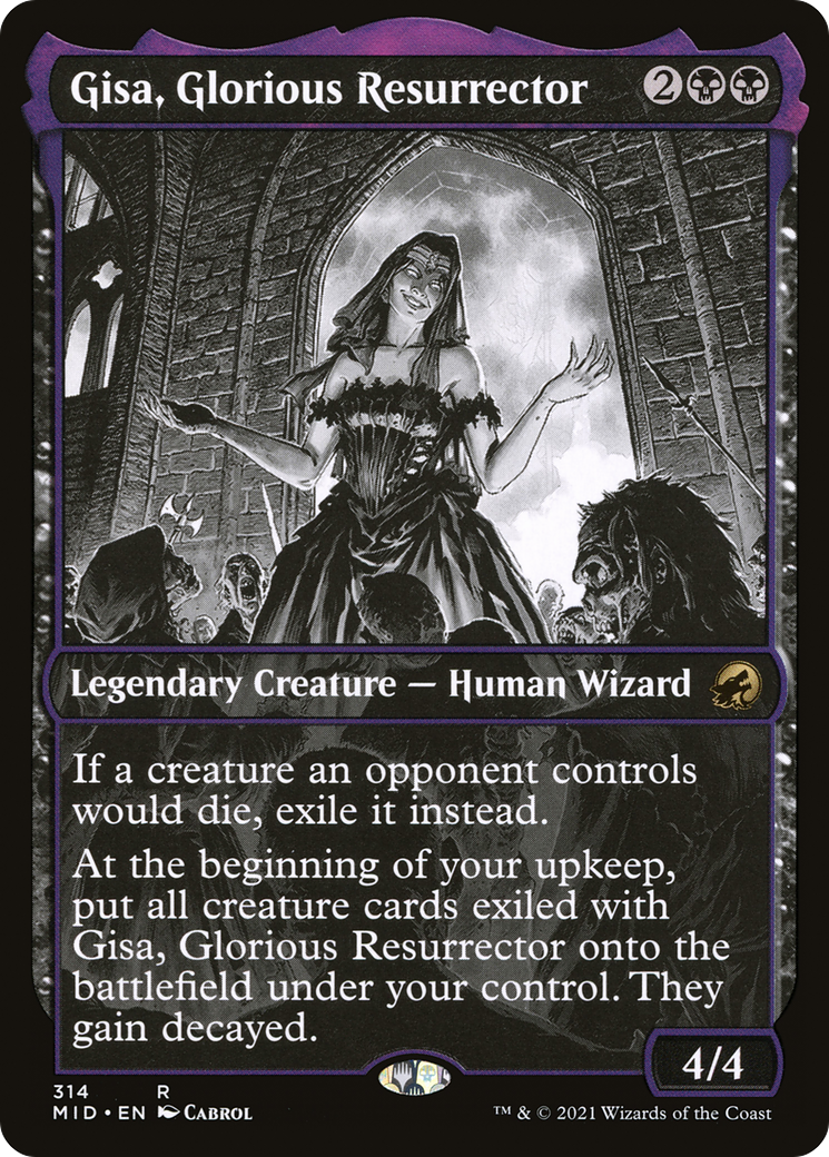 Gisa, Glorious Resurrector (Showcase Eternal Night) [Innistrad: Midnight Hunt]