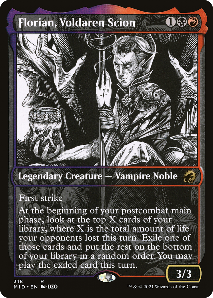 Florian, Voldaren Scion (Showcase Eternal Night) [Innistrad: Midnight Hunt]