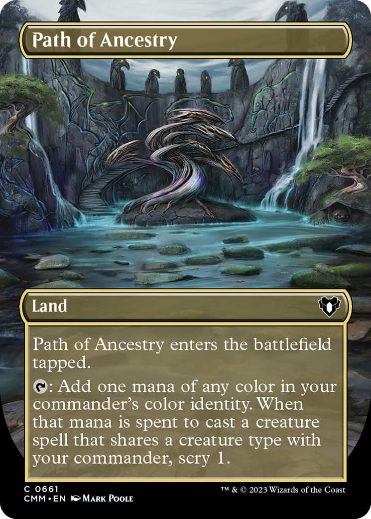 Path of Ancestry (Borderless Alternate Art) [Commander Masters]