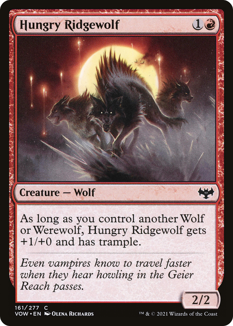 Hungry Ridgewolf [Innistrad: Crimson Vow]