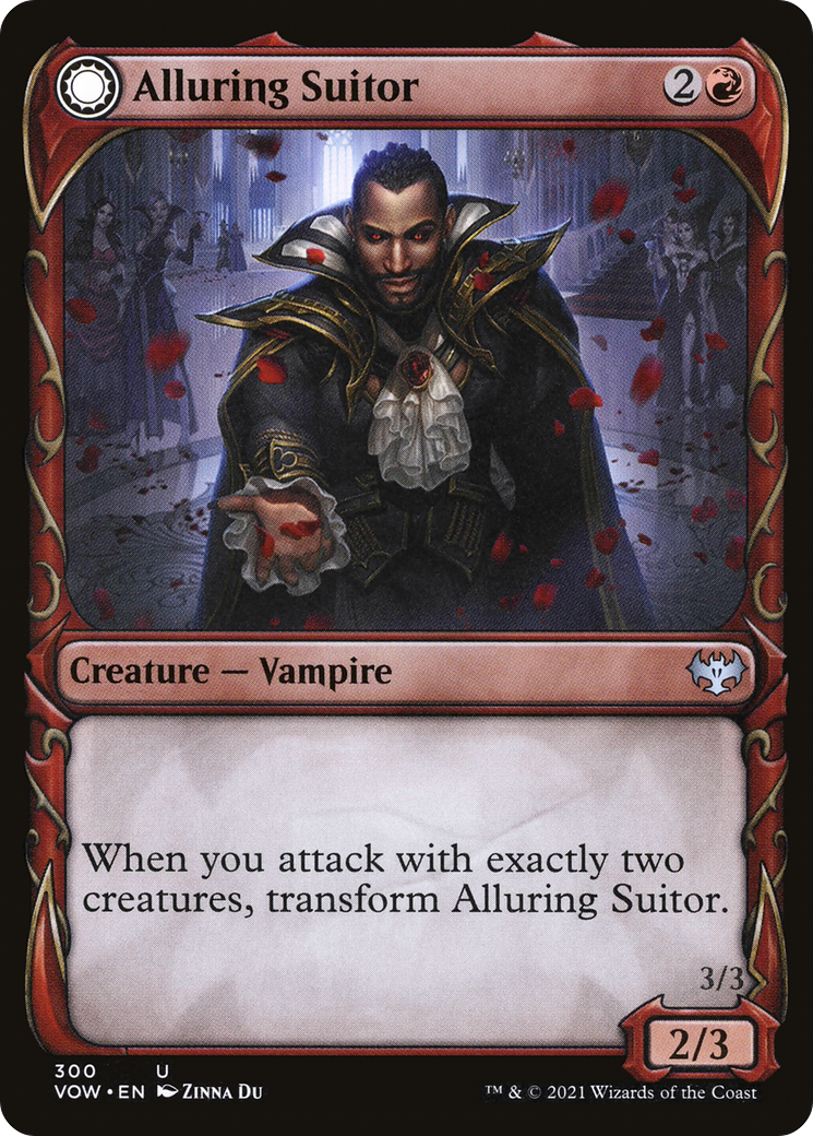 Alluring Suitor // Deadly Dancer (Showcase Fang Frame) [Innistrad: Crimson Vow]