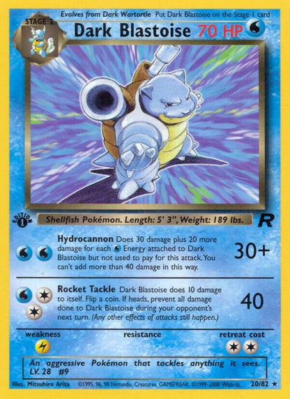 Dark Blastoise (20) (20/82) (TR)