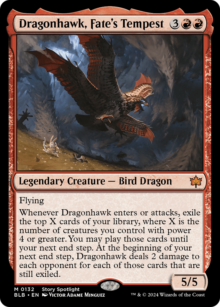 Dragonhawk, Fate's Tempest [Bloomburrow]