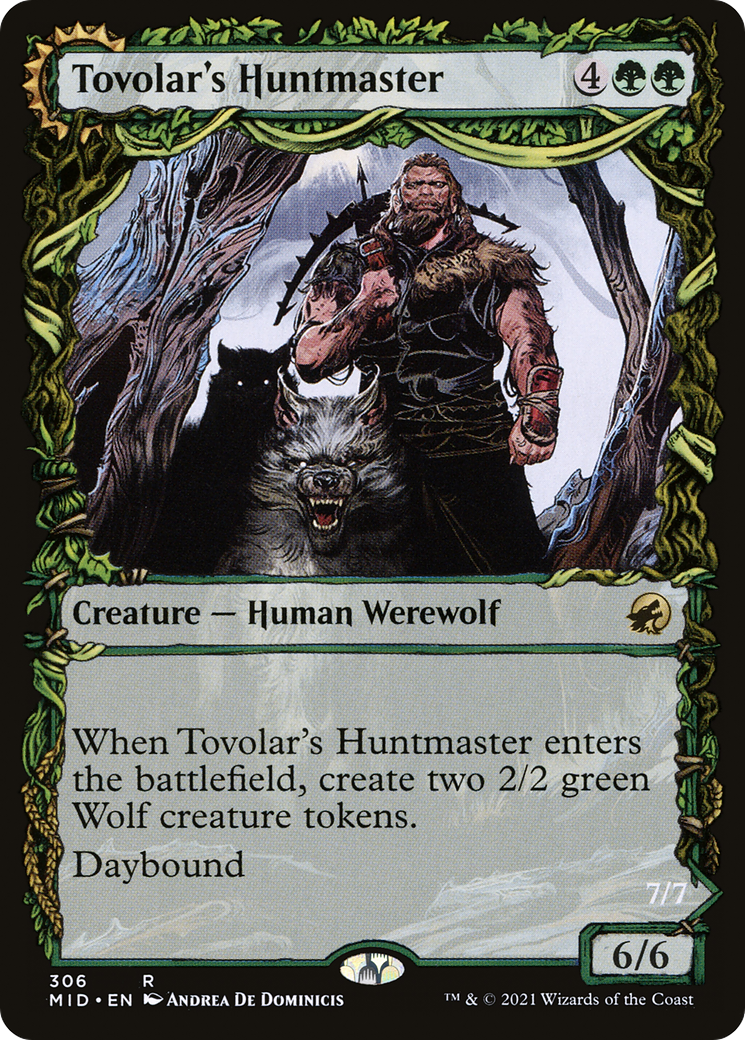 Tovolar's Huntmaster // Tovolar's Packleader (Showcase Equinox) [Innistrad: Midnight Hunt]