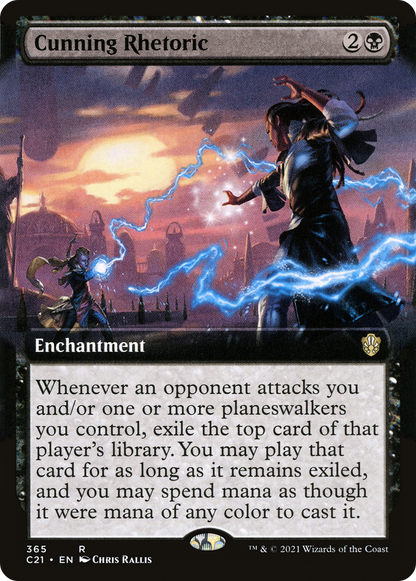 Cunning Rhetoric (Extended Art) [Commander 2021]