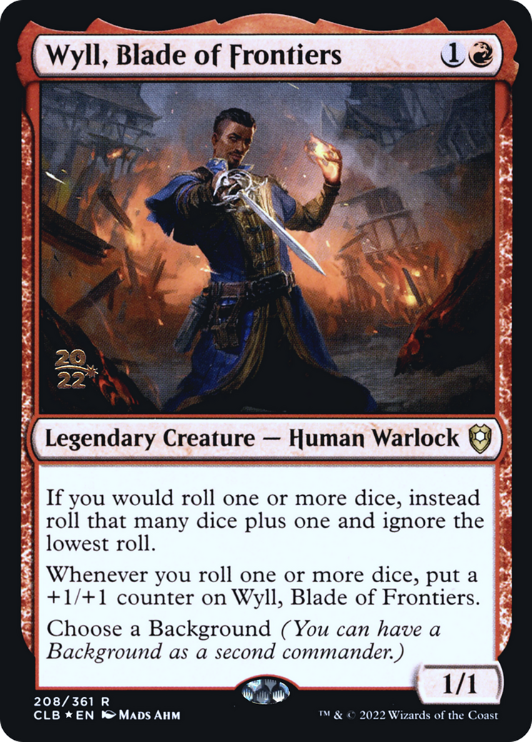 Wyll, Blade of Frontiers [Commander Legends: Battle for Baldur's Gate Prerelease Promos]