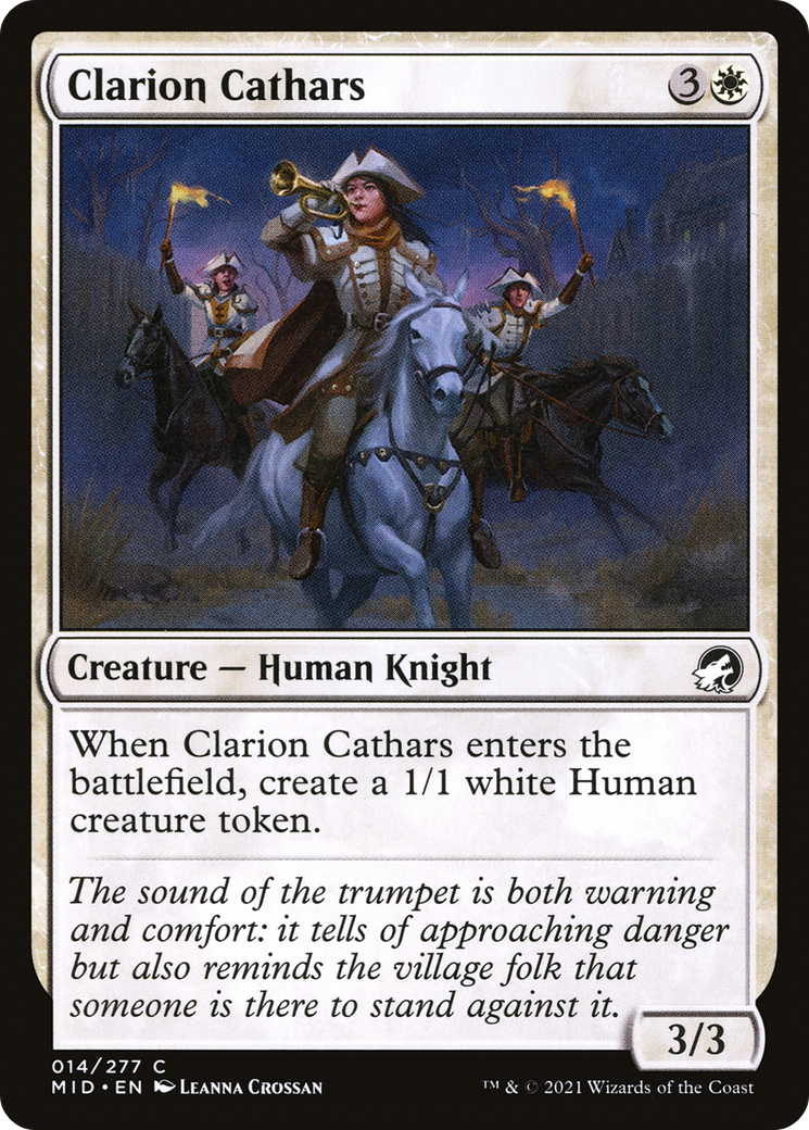 Clarion Cathars [Innistrad: Midnight Hunt]