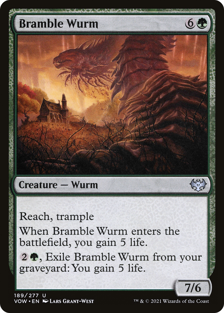 Bramble Wurm [Innistrad: Crimson Vow]