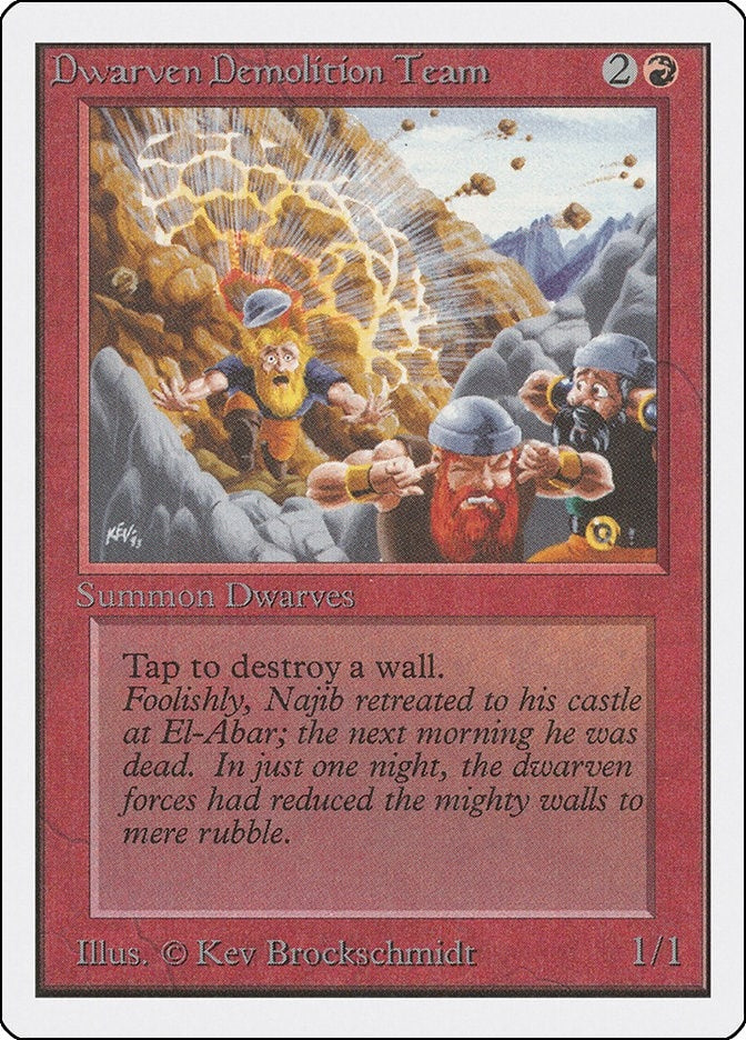 Dwarven Demolition Team (2ED)