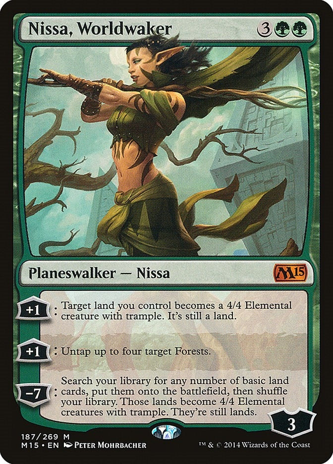 Nissa, Worldwaker (187) (M15)