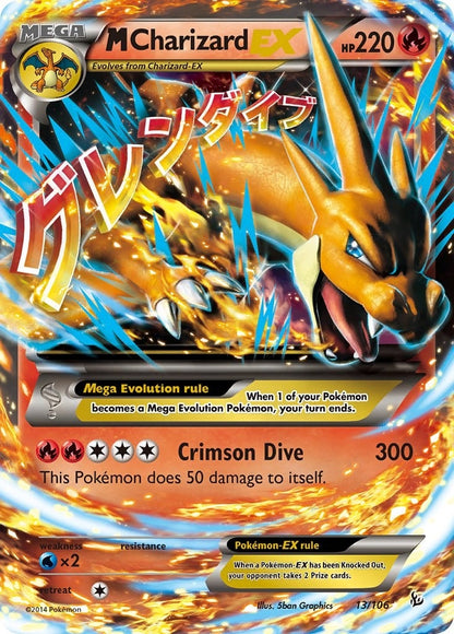 M Charizard EX (Y) (13/106) (FLF)