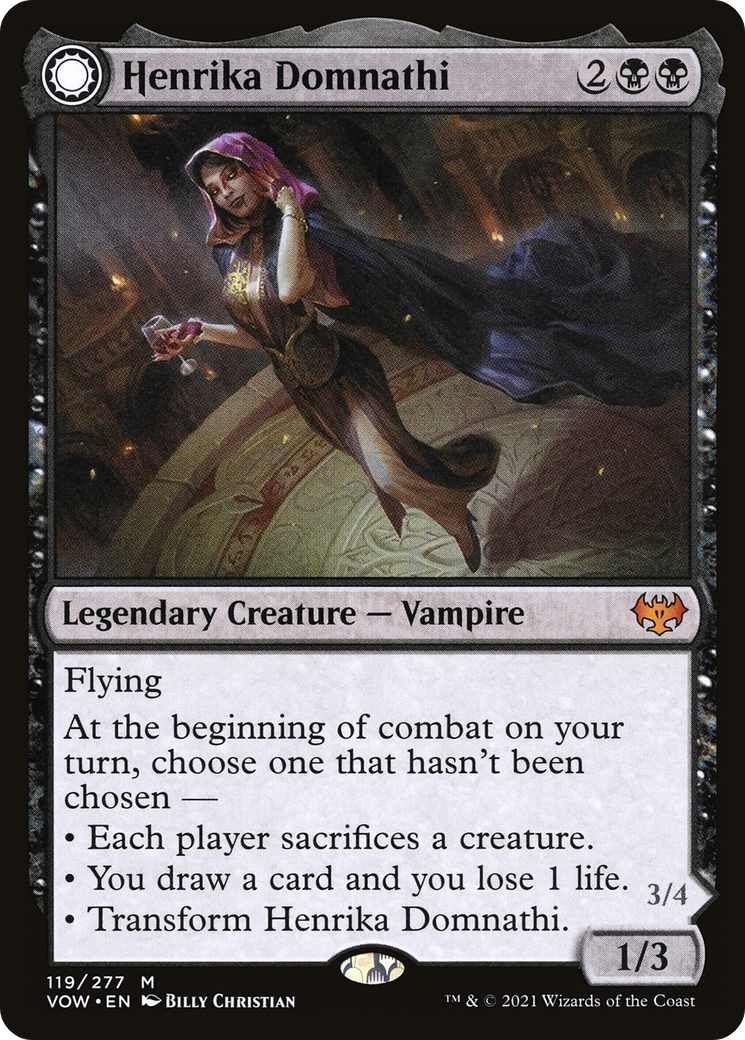 Henrika Domnathi // Henrika, Infernal Seer [Innistrad: Crimson Vow]